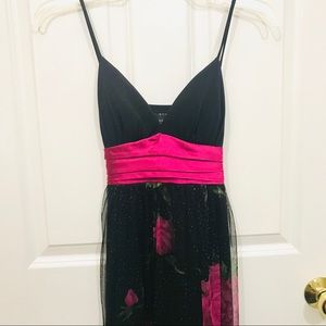 👗City Studio Black Pink Glitter Dress